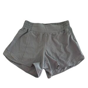 Lululemon Rhino Grey 4” Hotty Hot Shorts *LINER IS CUT OUT*